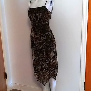 Juniors Spaghetti Strap Dress City Triangles